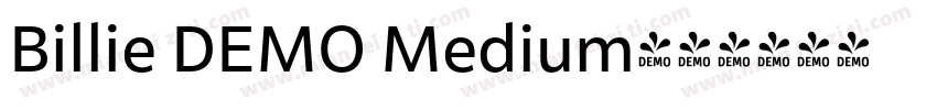 Billie DEMO Medium字体转换